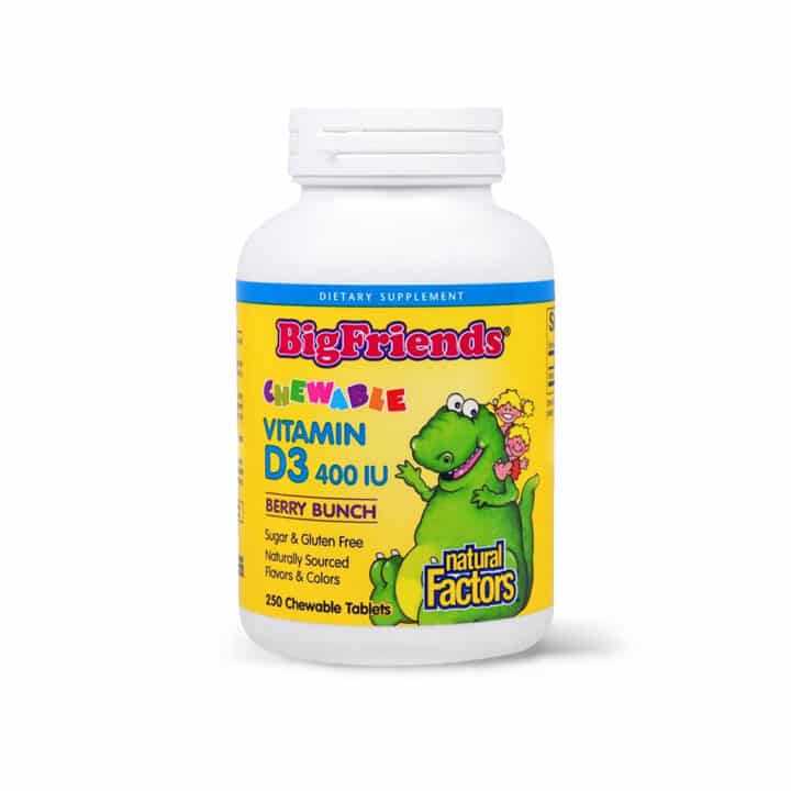 Vitamina D3 masticabilă pentru copii